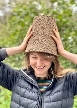 Sow Exotic Western Pulp Pots, Round