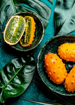 Sow Exotic Kiwano, Orange (Cucumis Metuliferus)